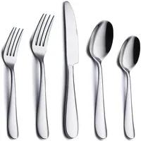 

MYD eco friendly cutlery fork spoon set 18/0 18 10 flatware set stainless steel