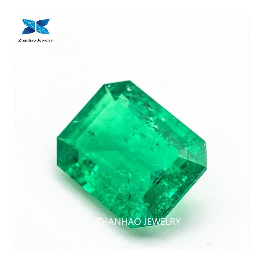 

Affordable synthetic Rough and polished emeralds stone for emerald necklace