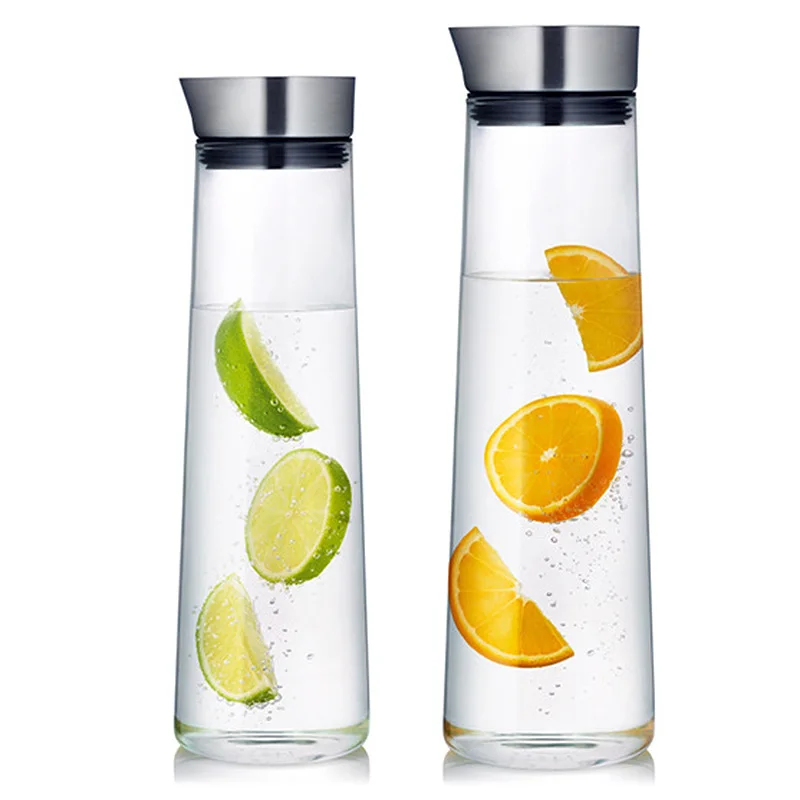 

High Quality Colorful Sport Drinking Bpa Free Borosilicate Glass Water Bottle For Gift Bottles, Transparent white