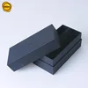 Sinicline Premium black paper cardboard gift card box with lid