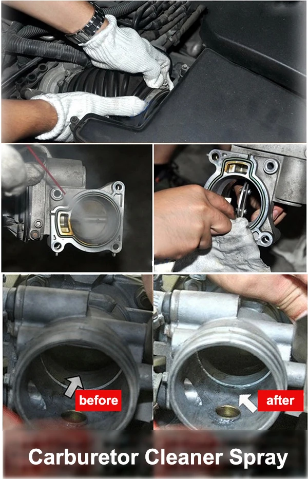 Available Stock Fuel Injection System Air Intake Throttle Body Cleaner