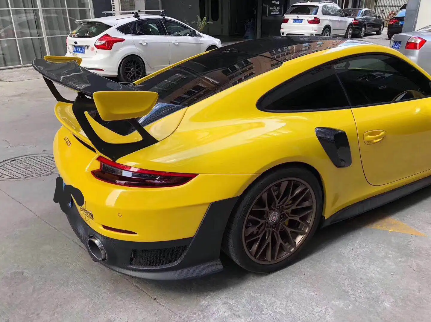 new arrival 991.2 991 GT2RS racing body kit carbon fiber frp wioe body ...