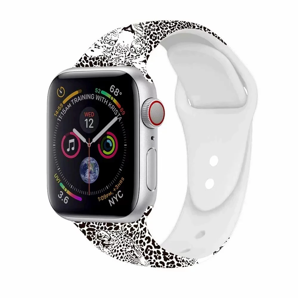 

Colorful Band Compatible for Apple Watch 38mm 42mm 40mm 44mm,Soft Silicone Sport Replacement Strap for iWatch Series 4/3/2/1, N/a