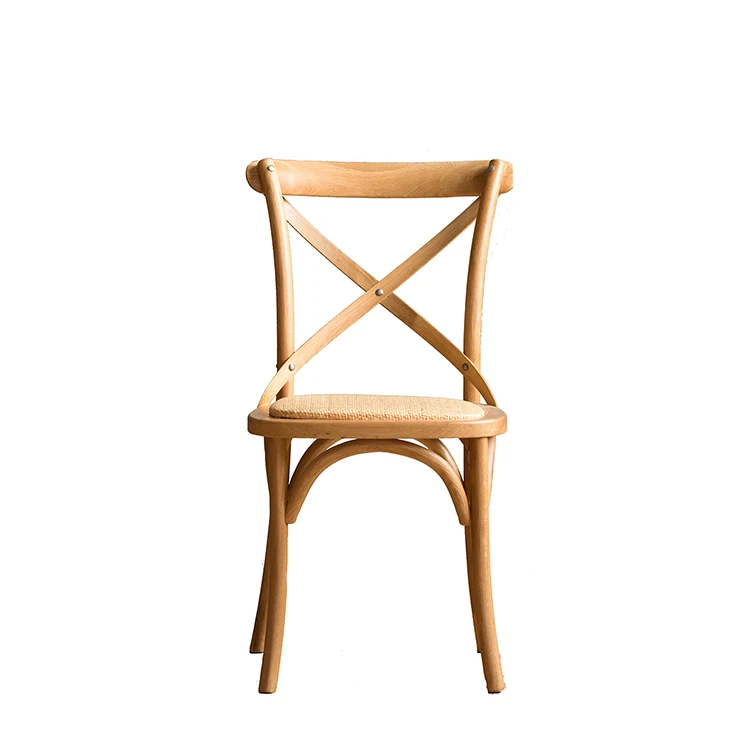 product-BoomDear Wood-Cross Back Chair Dining Chair Specific Use and Wooden Material Dinning Chair-i