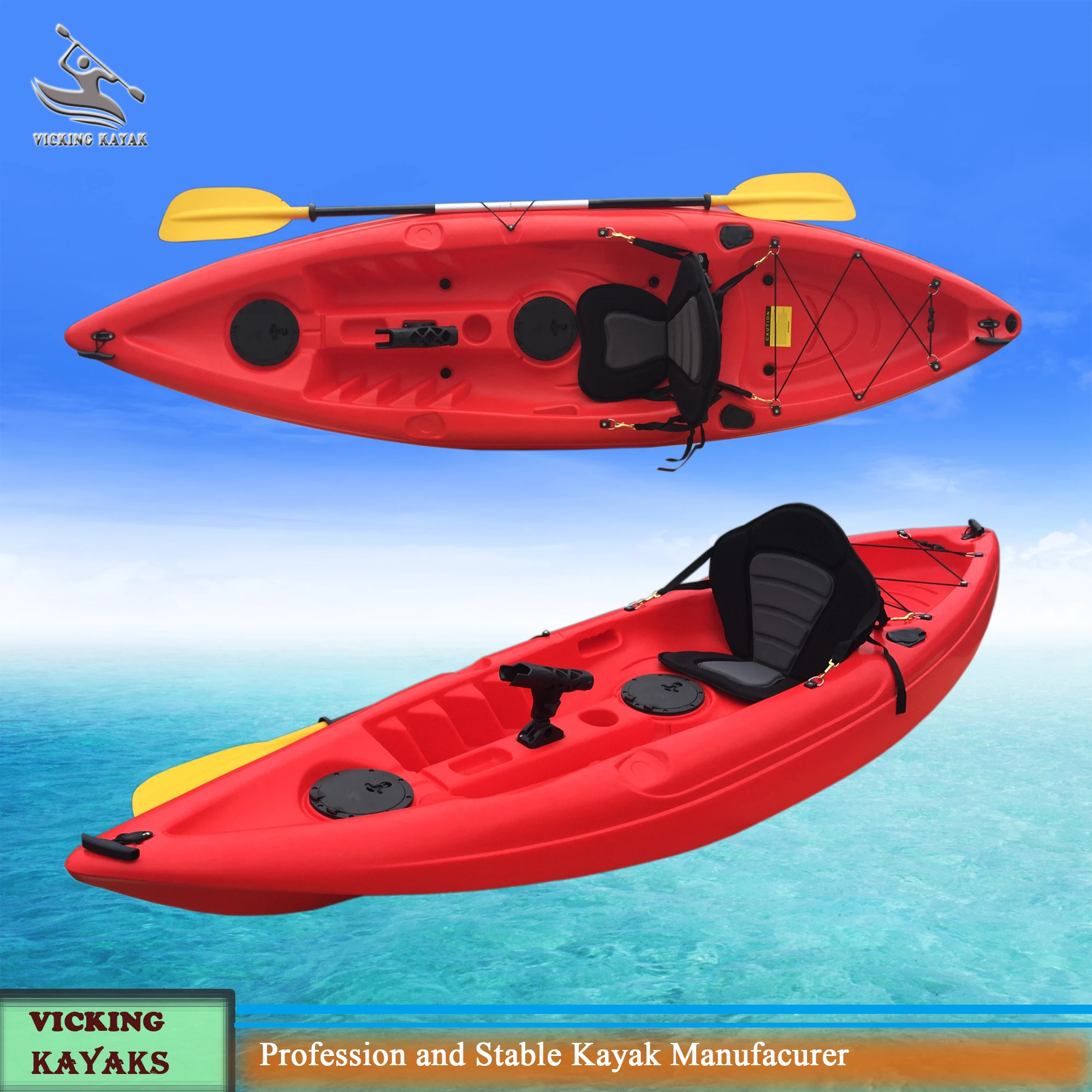 14ft Professional Manufacturer U Boat Fishing Ocean Kayak Pedal Drive