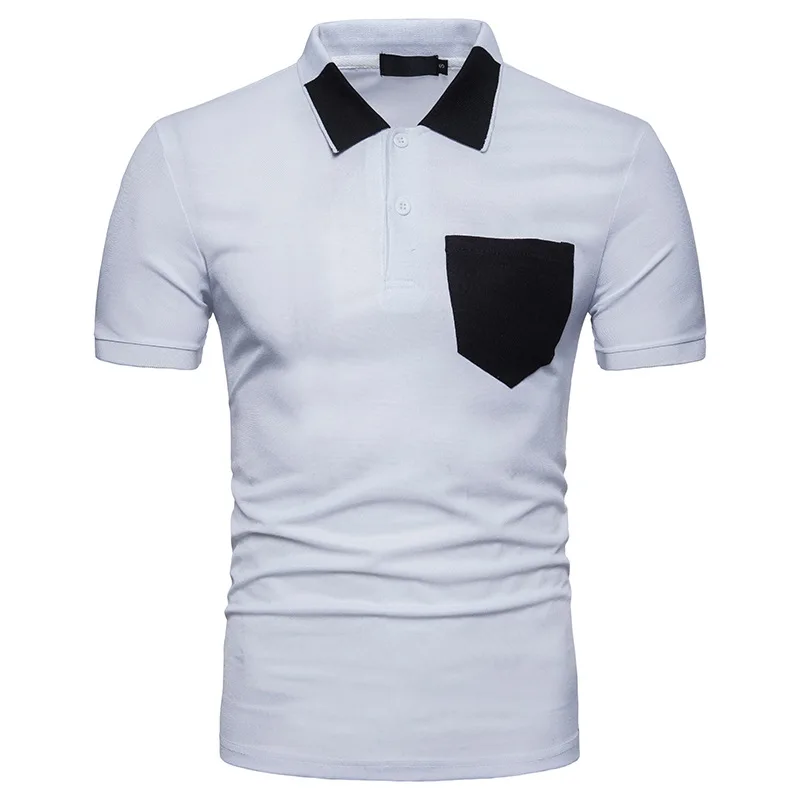 

Custom high quality men's slim polo shirt short sleeve, Customized color