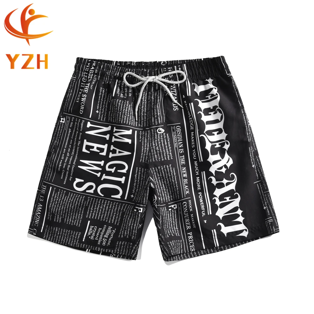 

2019 New Hawaiian Basketball Shorts Beach Shorts Swim Surf Short For Men, Customized color