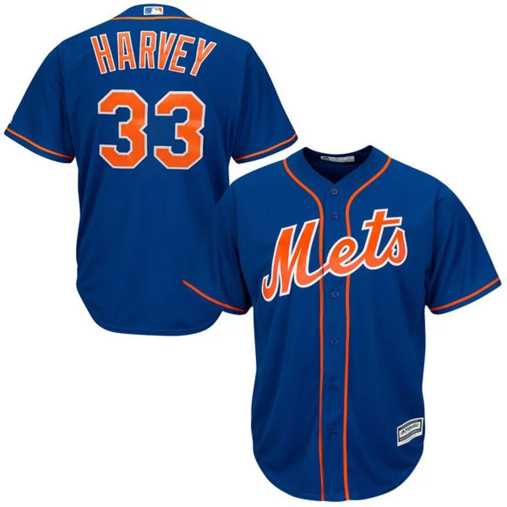 Buy New York Mets MLB Mens Majestic Matt Harvey Cool Base Replica Jersey Royal Blue Big & Tall ...