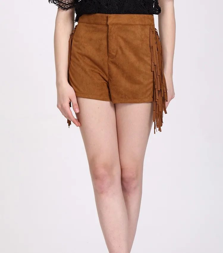 shorts with fringe on the side