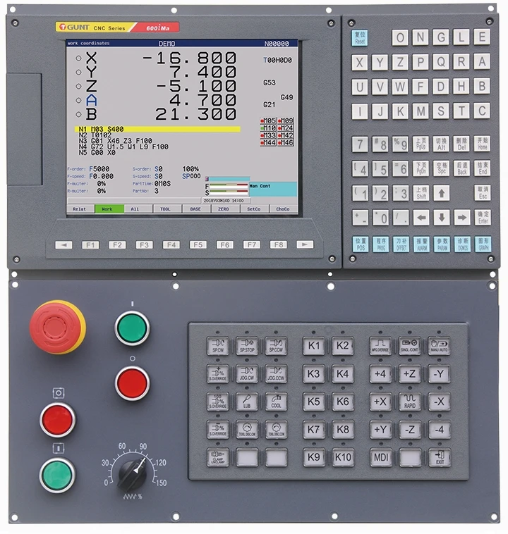 Linuxcnc control panel