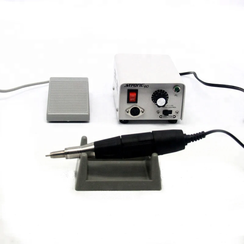 

electric high quality 35k rpm 102 handpiece micro motor micromotor strong 90, nail drill tools, White & black