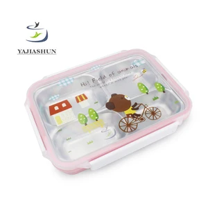 Image of Thermal School Stainless Steel Lunch Box, Leakproof Tiffin Bento Lunch Box Insulated For Kids