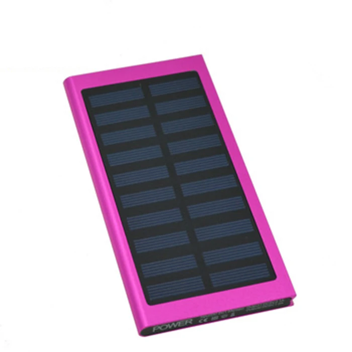 

2 USB Solar panel Charger Slim Solar power bank 16000 20000mah