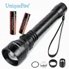 CREE XM-L2 1200lm High Power Rechargeable Adjustable LED Flashlight,Outdoor Hunting Zoomable LED Torch