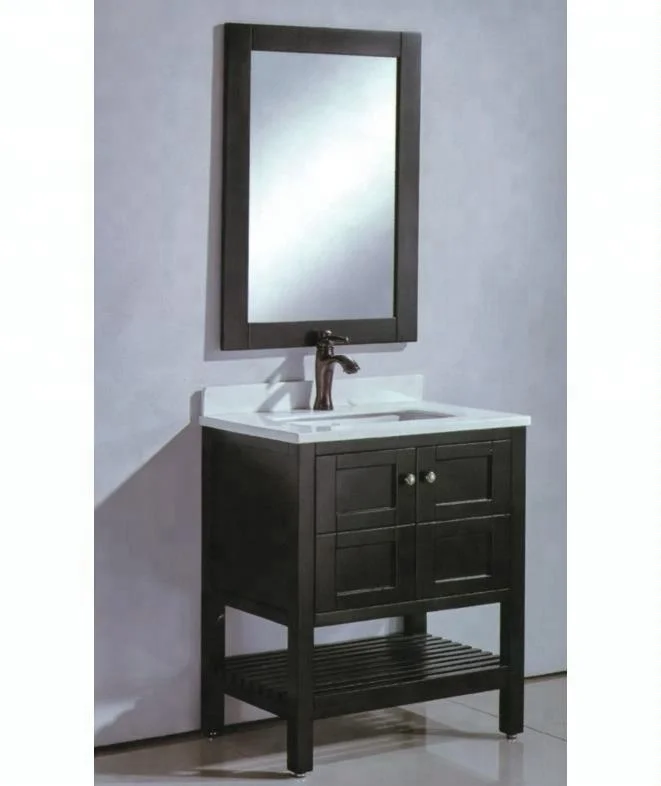 800mm Solid Wood Marble Top Bathroom Vanity Cabinet Buy Single