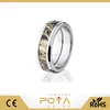 POYA Jewelry Duck Blind Mossy Oak Camo Rings, Camouflage Camo Wedding Bands Rings