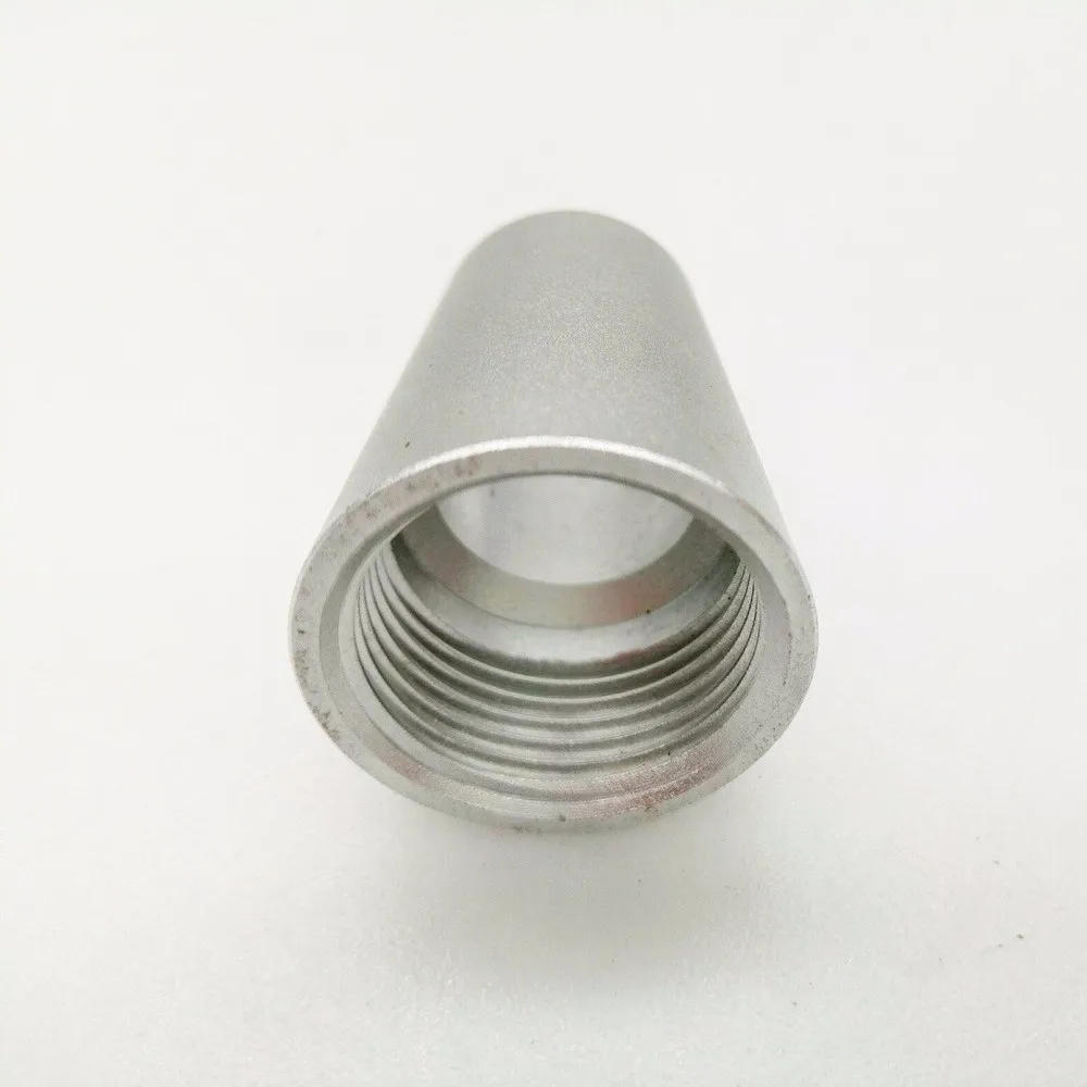 New Product Cnc Turning Spare Parts Aluminium Cone Nut Hollow Tapered