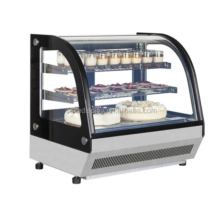 New Design Flat Glass Table Top Cake Chiller Display Buy Table Top