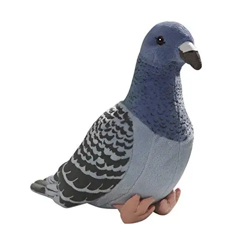 Jouet de pigeon farci - Animal en peluche pigeon réaliste,Jouet d'oiseau  doux et