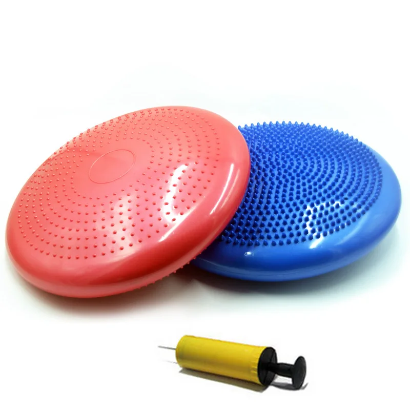 Hot Sale 33cm PVC Balance Disc Massage Air Wobble Cushion