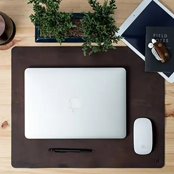 Leather Desk Mat Mouse Pad Desk Blotter Personalized Gifts For Men