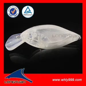 H011-65 Unpainted Blank Crankbait Fishing Lure 6.5cm, 9g