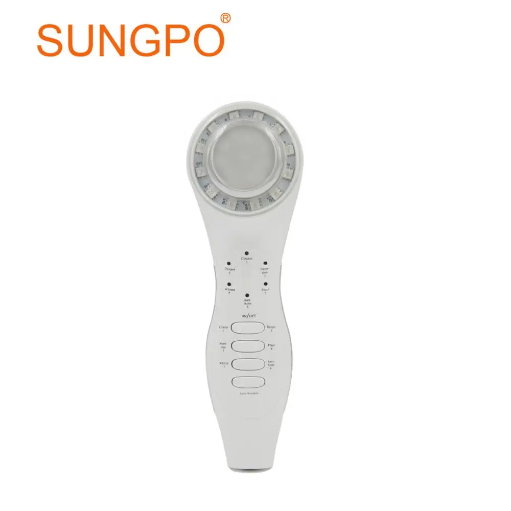 

SUNGPO 2018 New Product MicroCurrent Ultrasonic IONS Light Photon Beauty Device 11 Years Experienced R&D Manufacturer, N/a