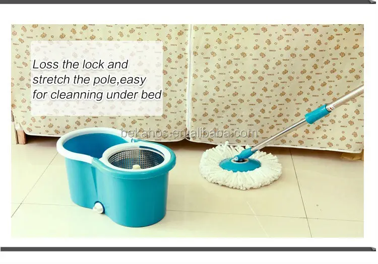 Spin mop Mini bucket blue (9)