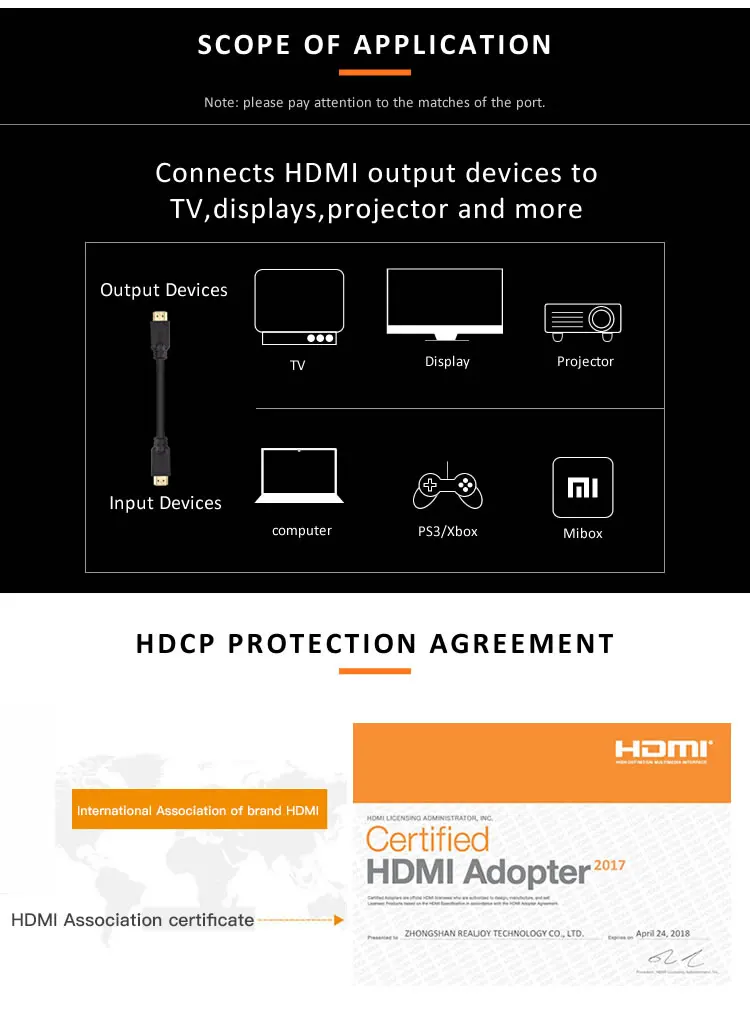 high-speed 3meters hdmi cable for tv/projector - ANKUX.COM