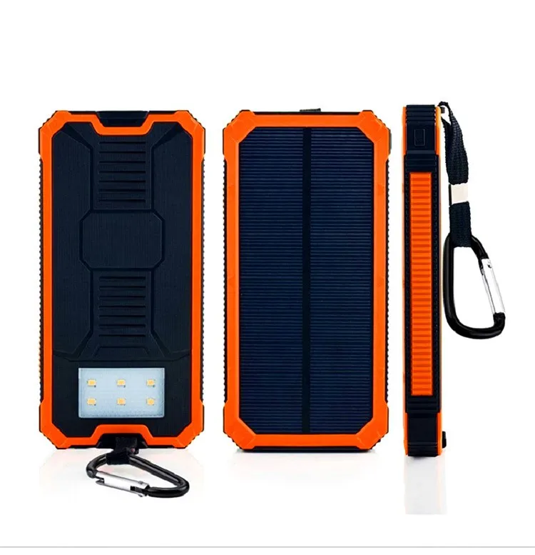 new products 2017 solar mobile phone charger,10000mAh solar power bank