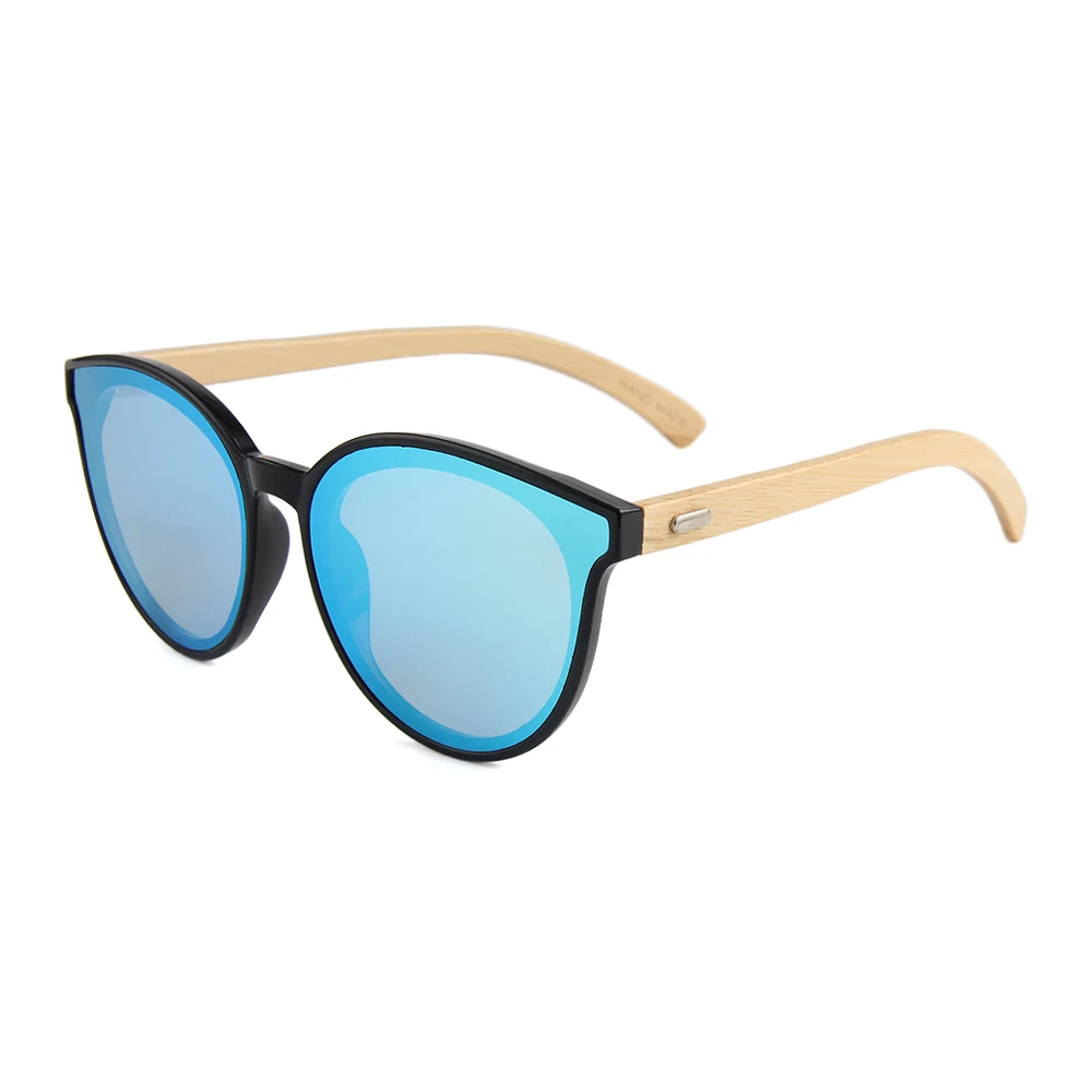 

Modern design Newest wooden bamboo sunglasses women fashion glasses CE FDA china mayoristas de gafas, 6 colors or customized