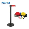 Retractable Belt Queue Line Stand Rope Barrier Crowd Control Stanchion