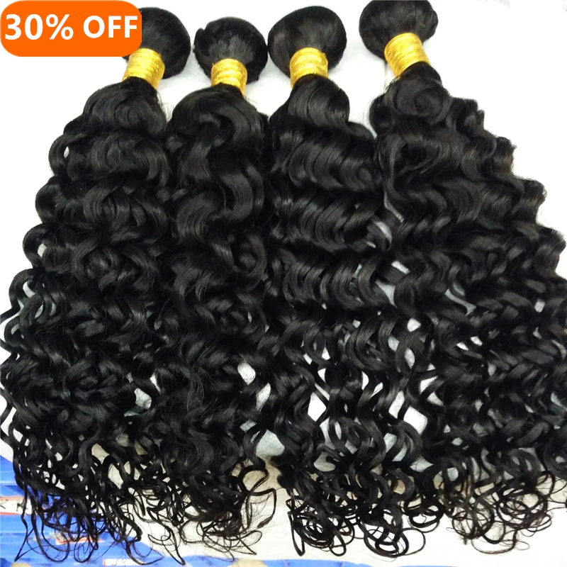 

Letsfly 10PCS hair Wholesale unprocessed water wave loose deep curly human hair,virgin brazilian Jerry curl hair weave extension