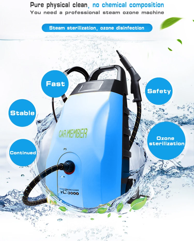 Best Price High Quality Mobile Steam Cleaning & Ozone Machine For Car