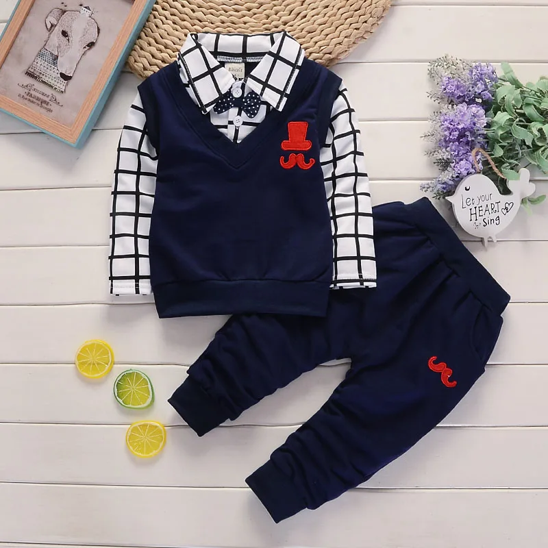 

Wholesale Spring autumn Baby Boy Clothes Set Children Clothing Sets