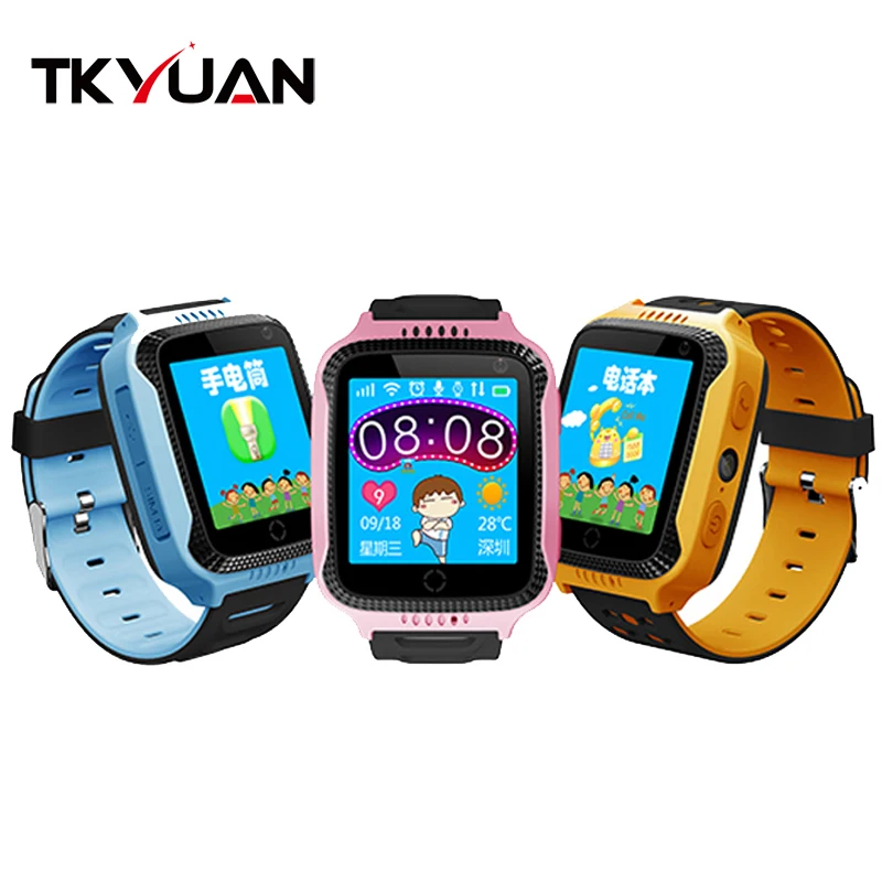 

2020 Baby Children Smartwatch GSM 2G Sim Card Watch Anti-lost Alarm Clock Remote Monitor SOS Smart GPS Kids Watch Q529, Blue,pink,yellow