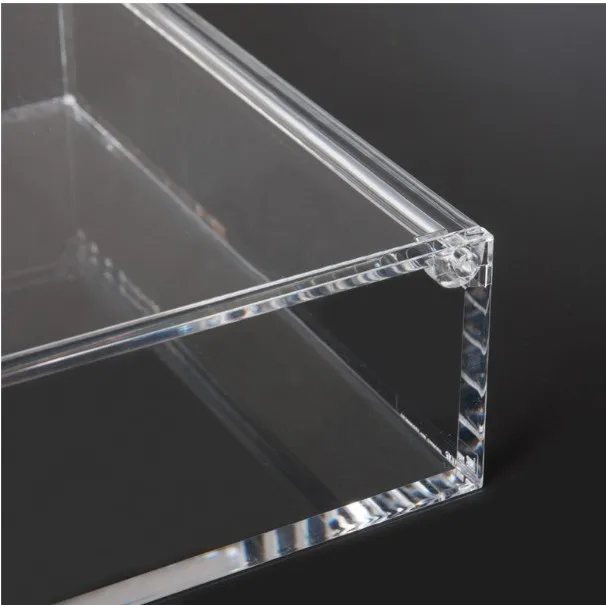 Hot Sale Custom Clear Acrylic Boxes With Hinged Lids And Logo - Buy ...