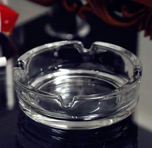 Wholesale Custom Glass Cigarette Ashtray Large Cigar Ashtray