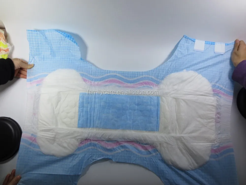 
Candy L size ABDL disposable adult diaper top high absorption ultra thick rainbow design diaper 