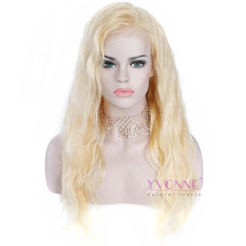 Yvonne human hair body wave blonde hair wig