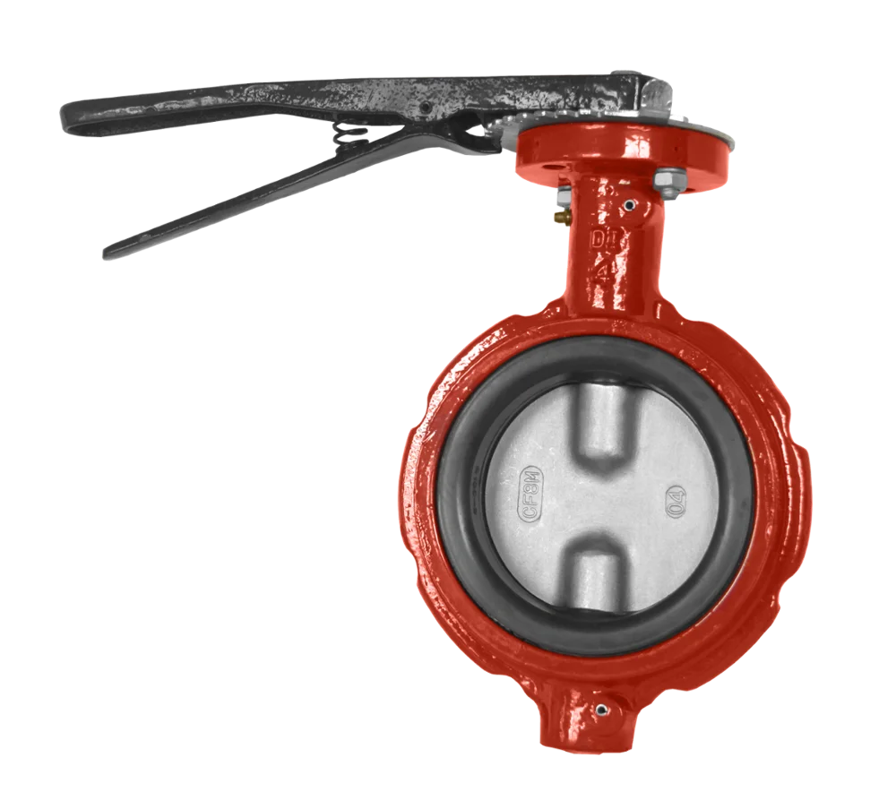 Oem Butterfly Valve 4 Inch Pancake Wafer Butterfly Valves With Nbr Seat