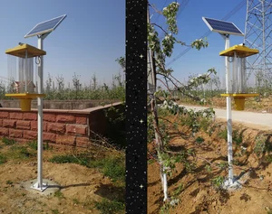 Image of 2014 new design hot UV lamp radial insect killer lamp solar pest control lamp for agriculture