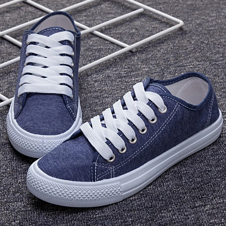 

China Cheap Women Custom Casual Shoes Sneakers Wholesale Custom Logo, Blue or customized