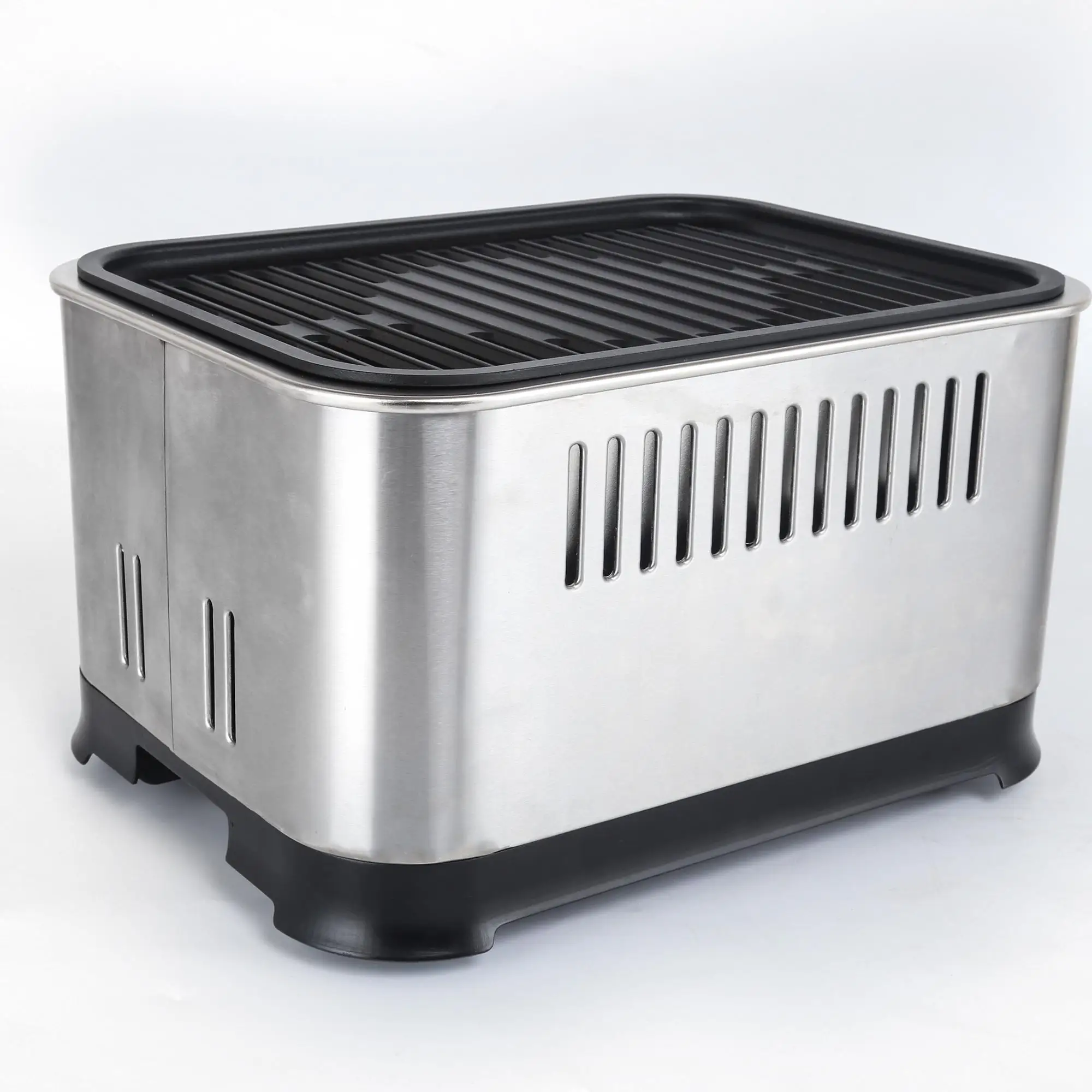 Smokeless Portable Charcoal Barbecue Grillcast Iron Bbq Grilltake