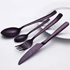 Camping Portable Gift Home Good Stainless Steel cutlery set 24pcs with Box