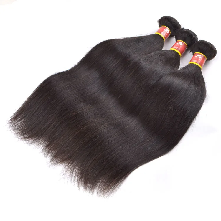 

Reliable China hair manufacturer most popular natural black hair Brazilian natural straight High profit