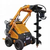 Mini track Breaker auger pallet fork skid steer loader