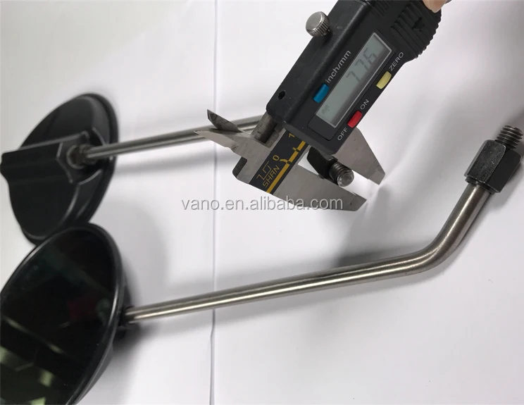 stainless iron MZ 250 ETZ rearview side mirrors