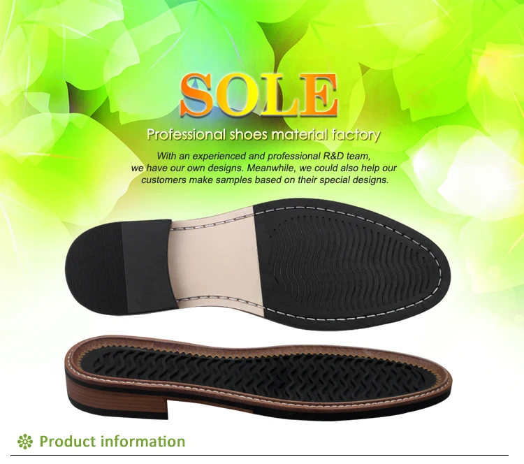 Elegant Men Dress Shoe Sole Rubber Outsole Shoe Sole Material - Buy ...