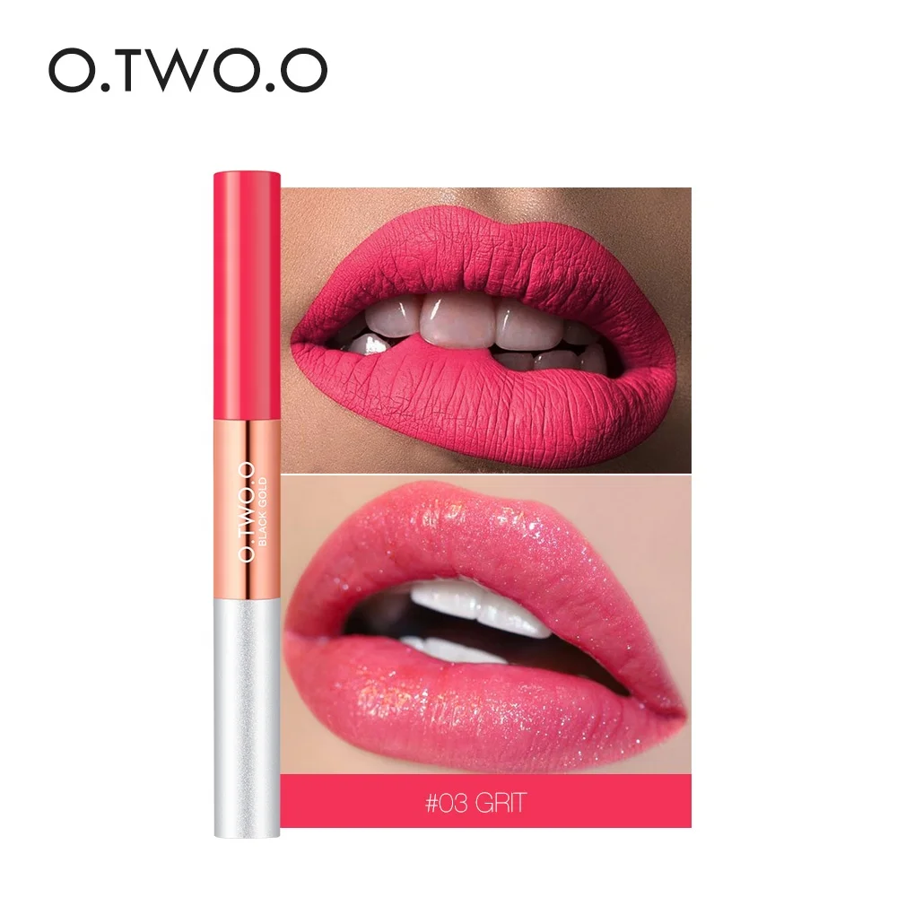

O.TWO.O Double Head Gloss and Matte Long Lasting Liquid Lipstick 6 Colors